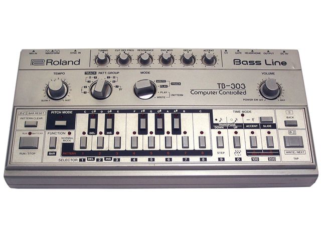 Roland's TB-303 is an iconic bass synth.